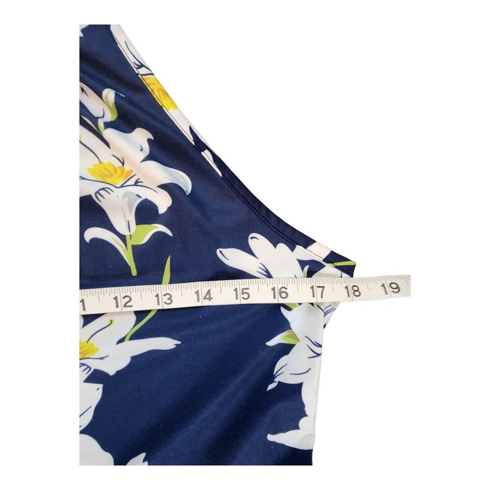 Ouges Womens Dress Sz Large Halter Sleeveless Flo… - image 8